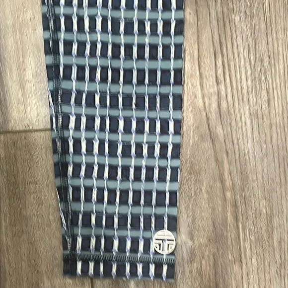 Tory Burch Sport navy print leggings small - Picture 3 of 5
